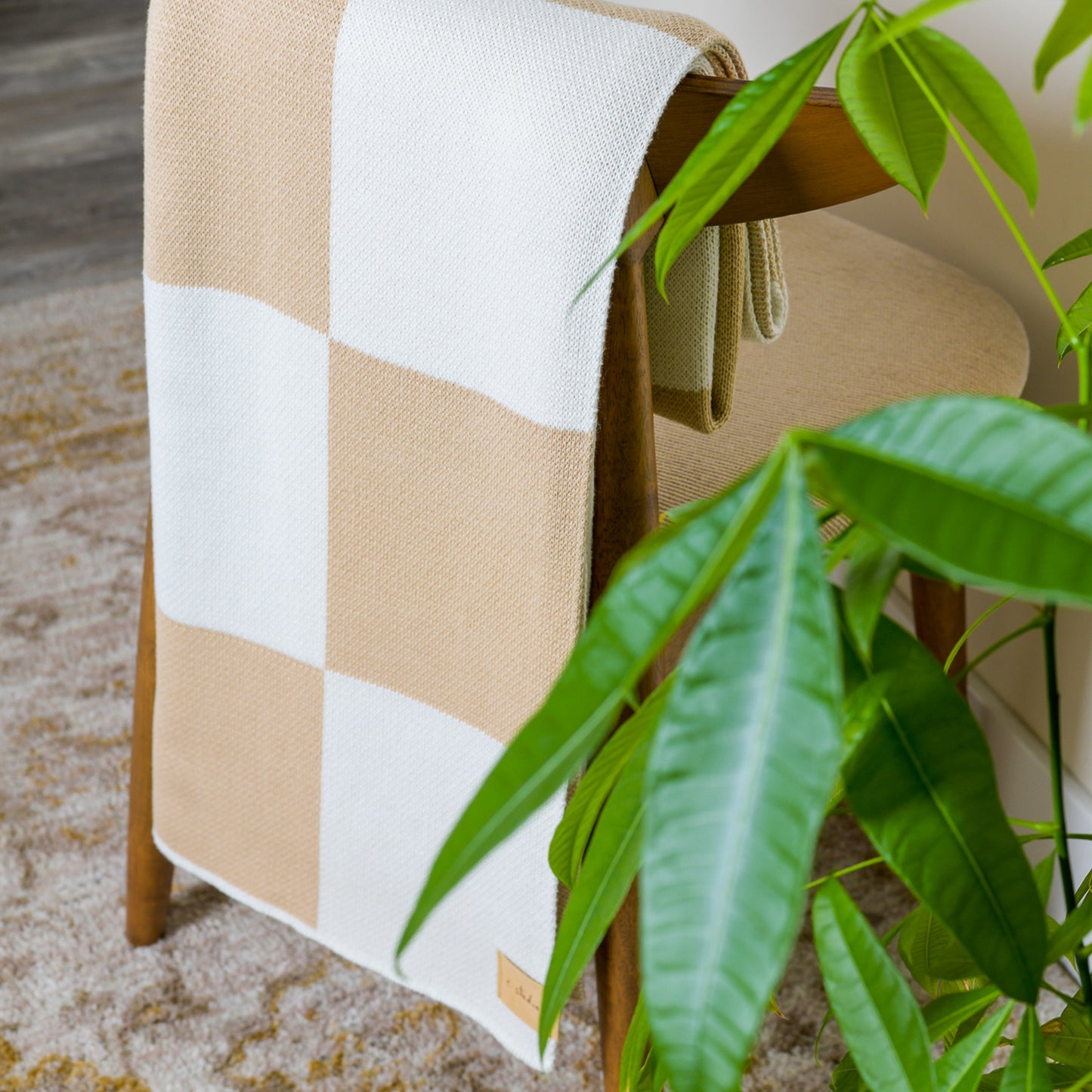 The Check Throw Blanket | Egyptian Cotton