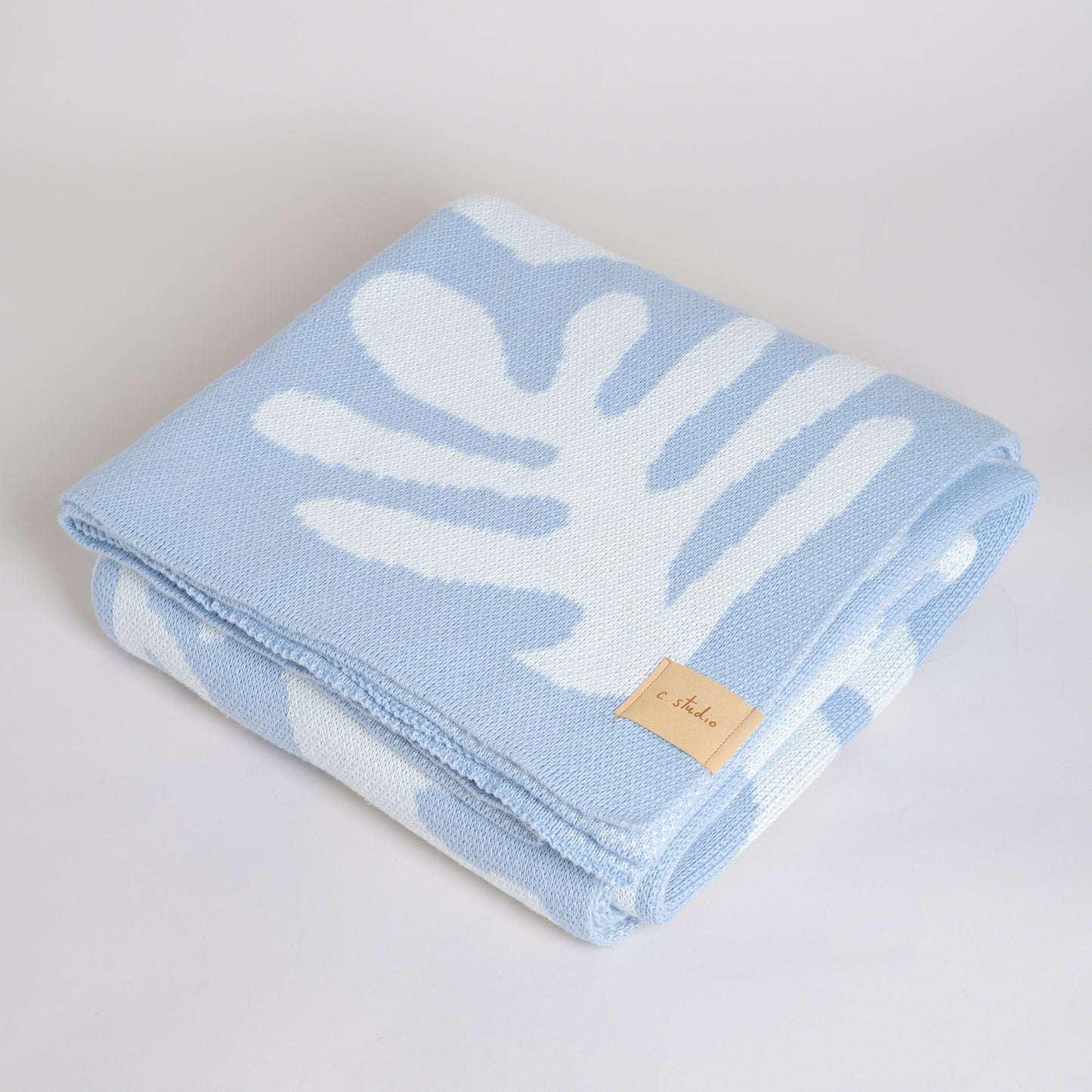 The Matisse Throw Blanket | Blue | Egyptian Cotton