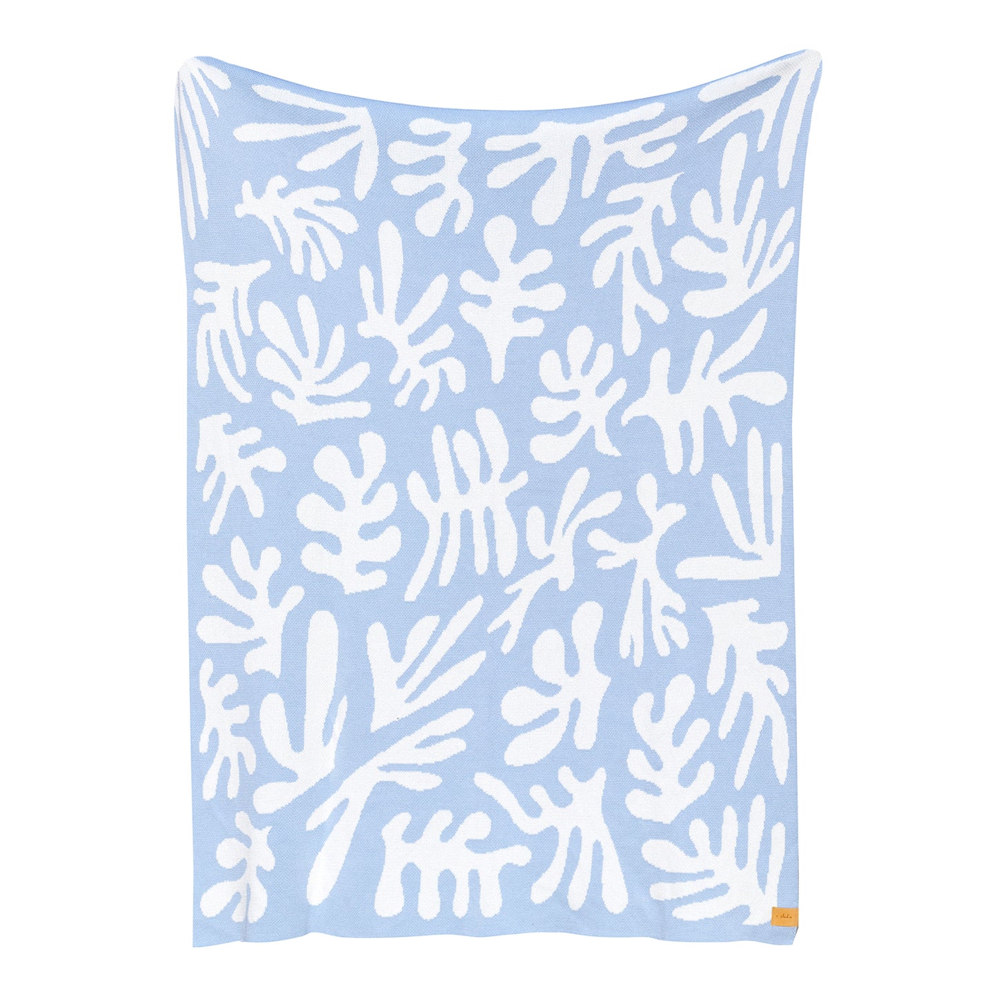 The Matisse Throw Blanket | Blue | Egyptian Cotton